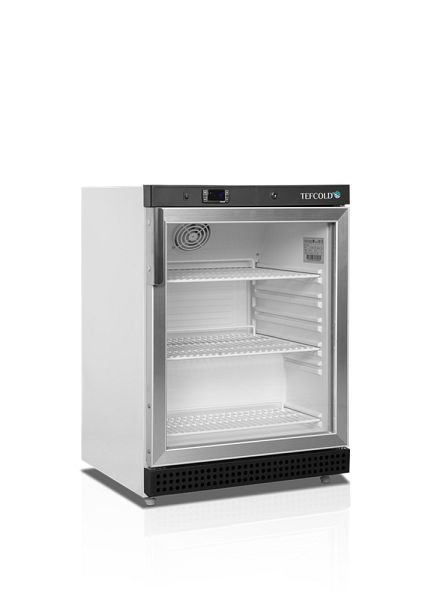 TEFCOLD Displaykühlschrank UR200G, 1,6 kWh/24h, Weiß, 33849