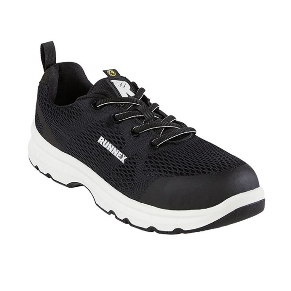 Chaussures de sécurité RUNNEX S1 ESD FlexStar, noir/blanc, taille : 36, paquet : 10 paires, 5103-36