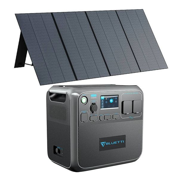 Générateur solaire portable BLUETTI AC200P + panneau solaire PV350, AC200P+PV350