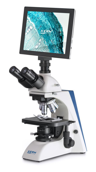 KERN Optics Set microscope à lumière transmise - ensemble numérique composé de : 947-10, OBN 135, OBB-A1136, ODC 241, OBN 135T241