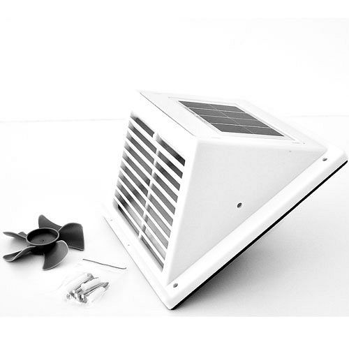 Phaesun Kit de ventilateur solaire Fresh Breeze Blanc, 380124