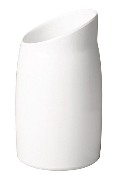 Pot à vinaigrette APS -CASUAL-, Ø 12 cm, hauteur: 21,5 cm, mélamine, blanc, 1 litre, 83867