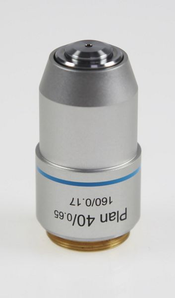 KERN Optics Objective Plan Achromatic 40 x / 0.65 huile, à ressort, antifongique, OBB-A1256
