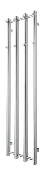 Radiateur de salle de bain vertical TVS VINO 4, chrome, 1400 x 350 mm, VINO4CR