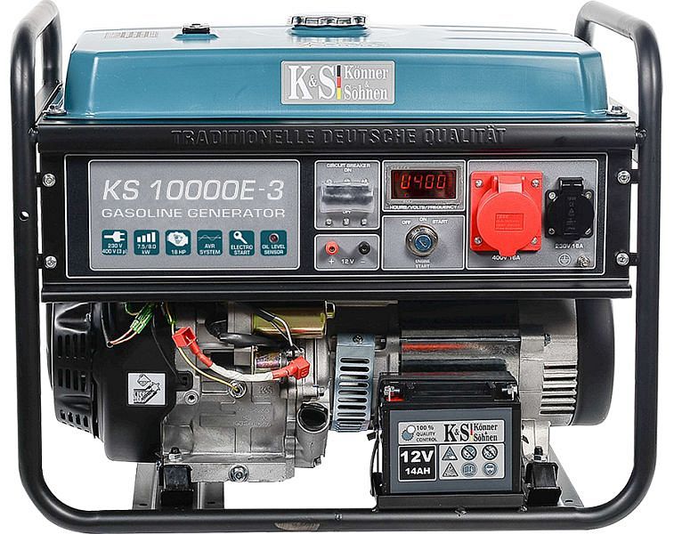 Groupe électrogène diesel KS 8100HDE-1/3 ATSR avec système de