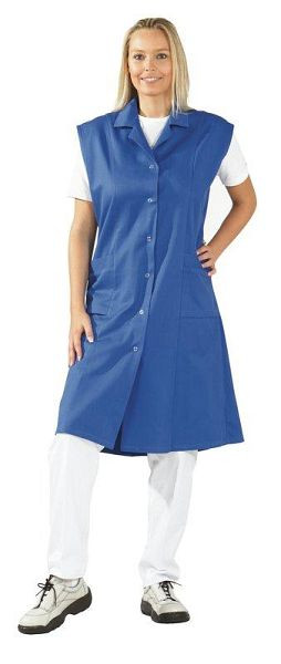 Manteau de travail femme Planam en coton, sans manches, bleu bleuet, taille 46, 1691046