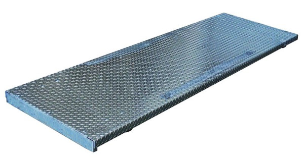 Plate-forme de pesée AGRIS en acier avec poutre de pesée et affichage, AGW0555