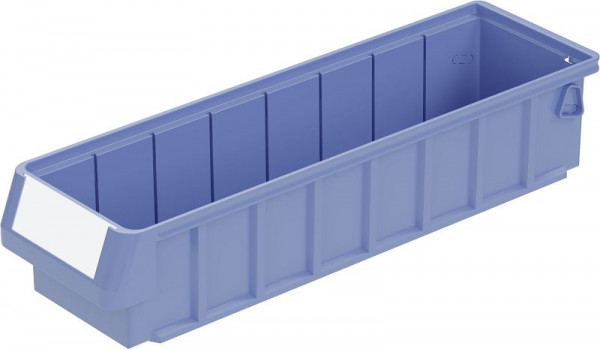 Boîte à étagères BITO RK Set /RK4108 400x117x80 bleu poudré, avec étiquette, 16 pièces, C0220-0014