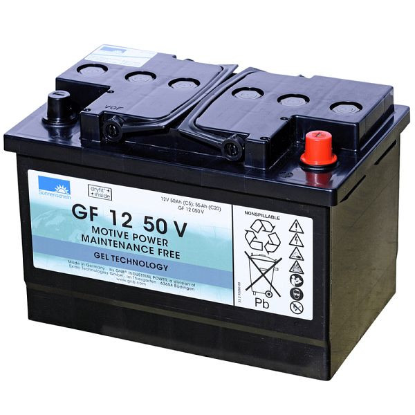 Batterie EXIDE GF 12050 VG, traction sèche, absolument sans entretien, 130100006